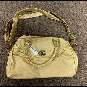 Old Navy Gold Synthetic Leather Purse - NWT